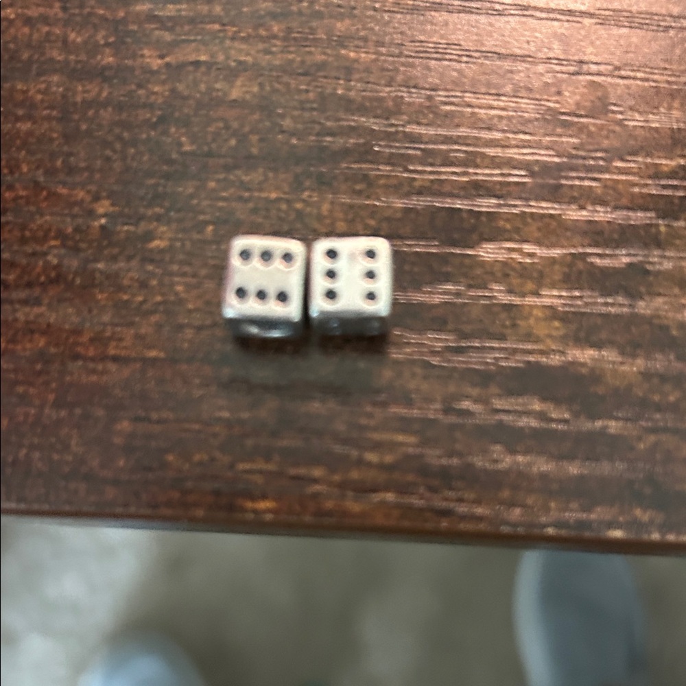 Pandora Silver Dice Charms